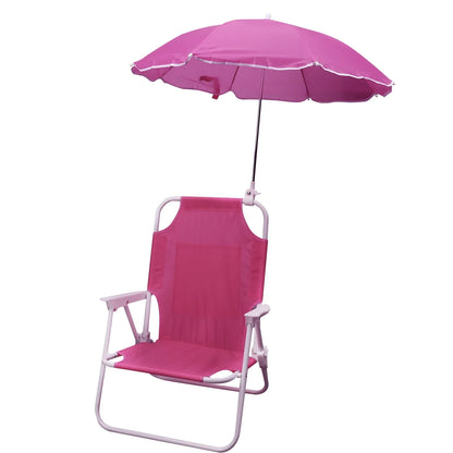 Opvouwbare Strandstoel met Parasol voor Kinderen
