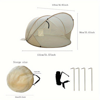 Opvouwbare Strandtent voor Kinderen – Snelle Installatie en Perfecte Zonbescherming