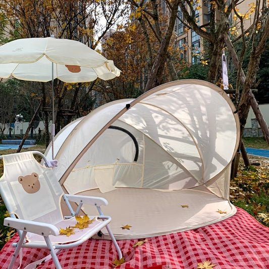 Opvouwbare Strandtent voor Kinderen – Snelle Installatie en Perfecte Zonbescherming