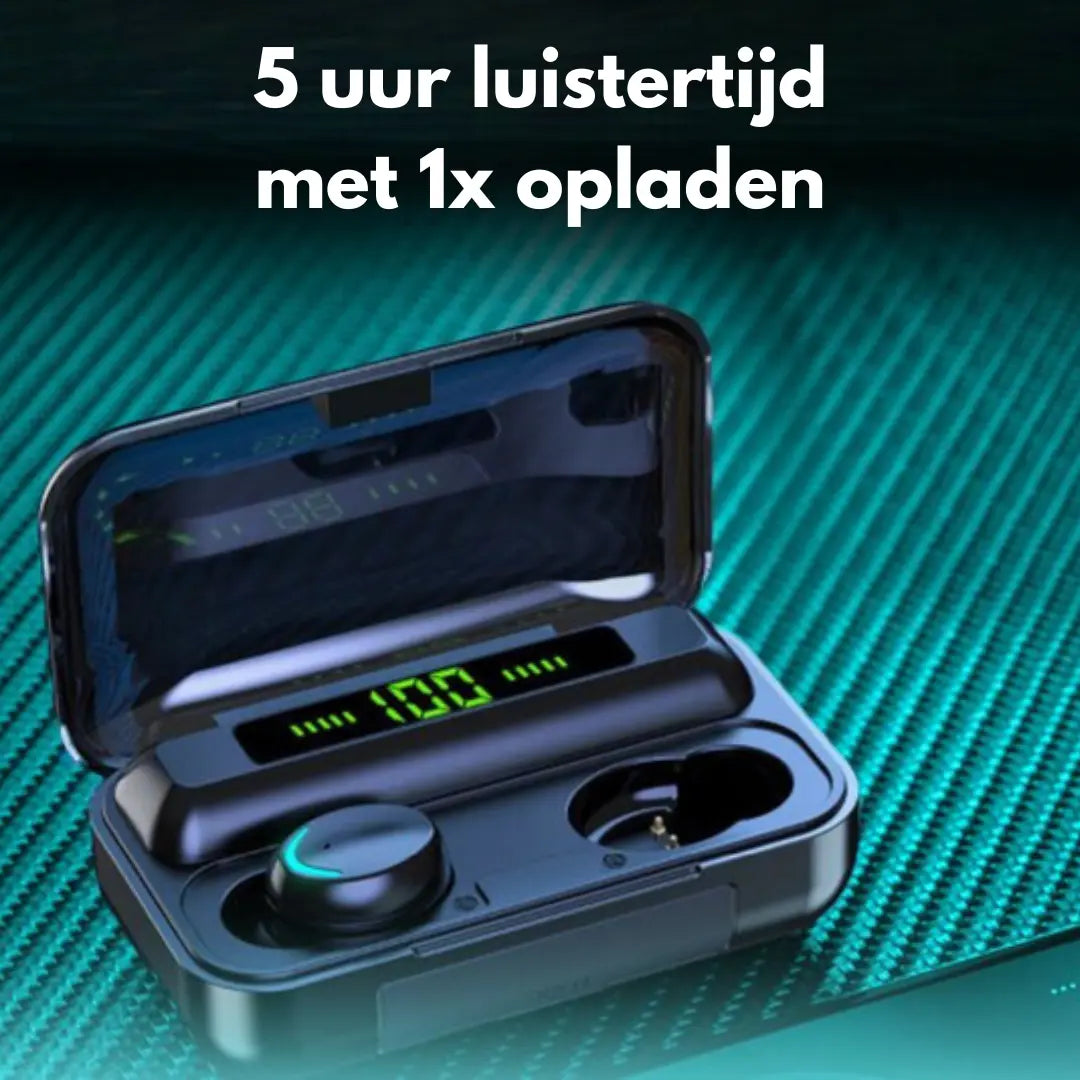 AeroBeats Draadloze Sport Oordopjes – Bluetooth 5.0, IPX7, HiFi Geluid