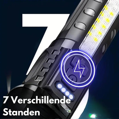 Militaire Zaklamp 5000 Lumen – Krachtige Verlichting voor Buitenavonturen