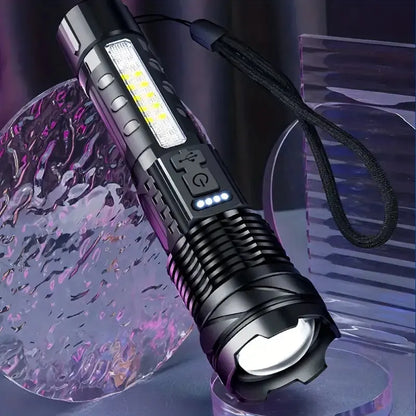 Militaire Zaklamp 5000 Lumen – Krachtige Verlichting voor Buitenavonturen