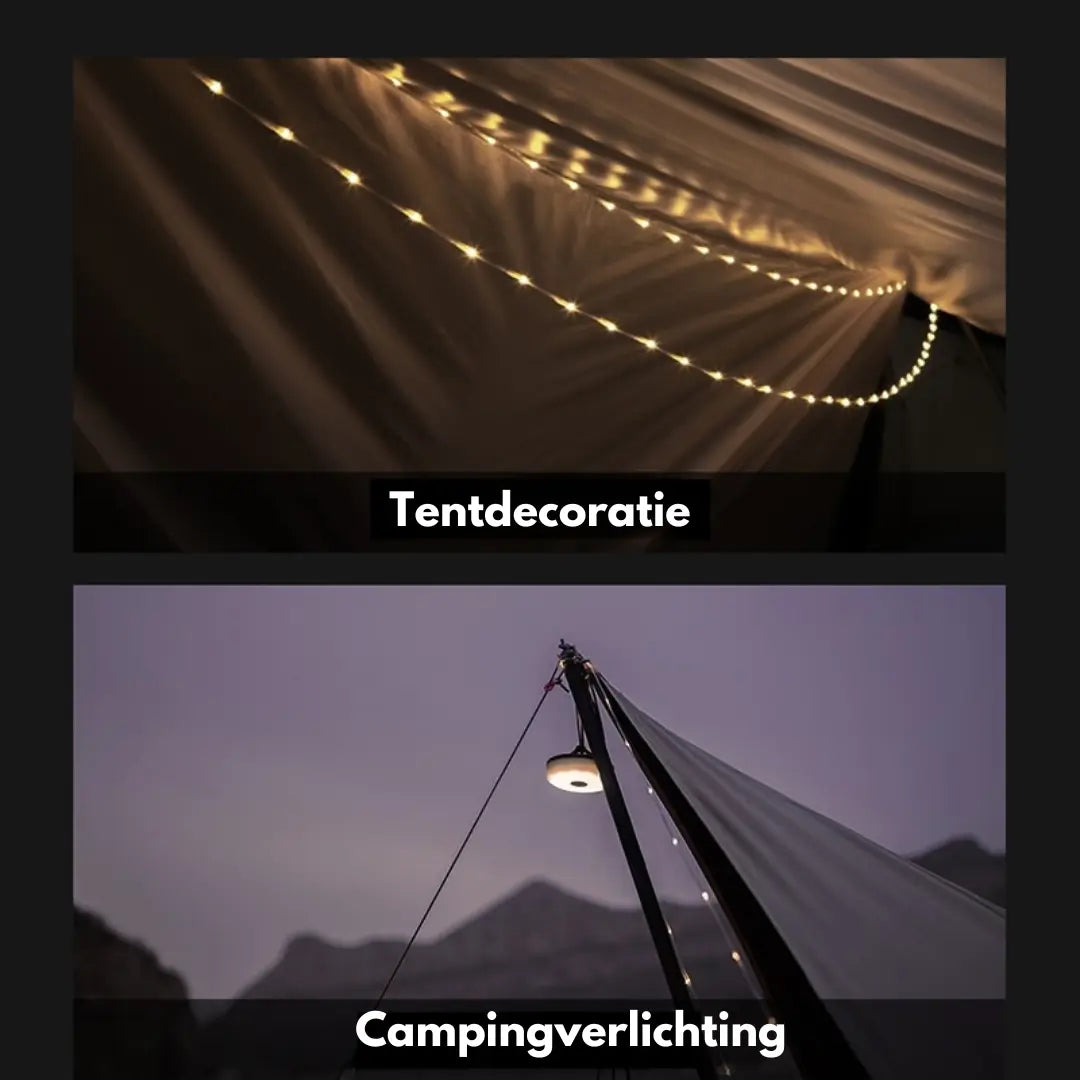 Uitrolbare LED Verlichting - Camping