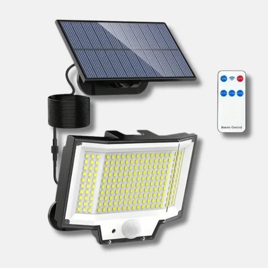 Solar Buitenlamp met bewegingssensor - 200 LED
