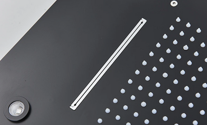 VoordeelPaleis® SmartPulse Plafond Thermostatische Doucheset Alicante 3 weg Inbouw Plafond LED regendouche La Paz Mat Zwart