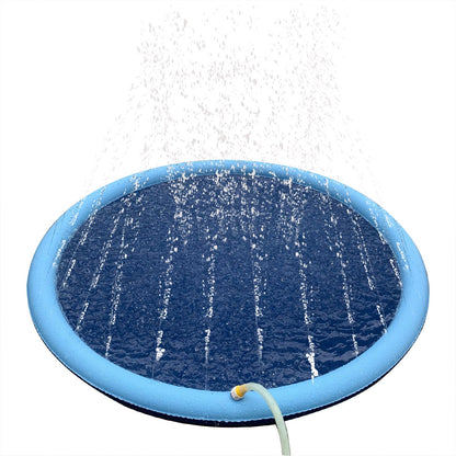 PawSplash Hondenbad – Opblaasbare Watermat met Sproeiers voor Huisdieren