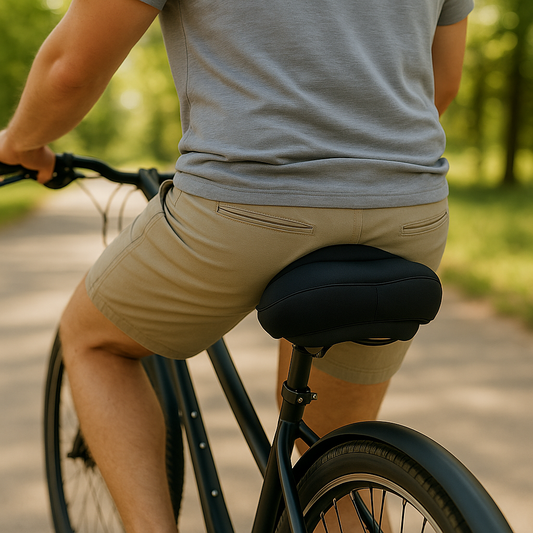 Comfortabele gel zadelhoes voor fiets – universeel formaat