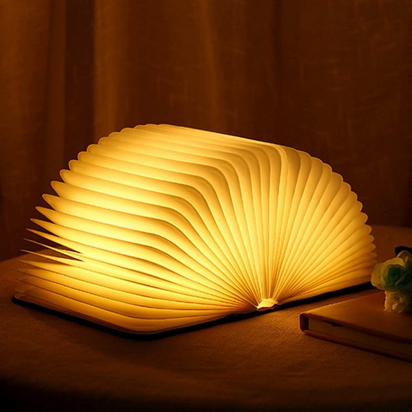 LumoBook Opvouwbare Boeklamp – Draadloos en Sfeervol LED-licht