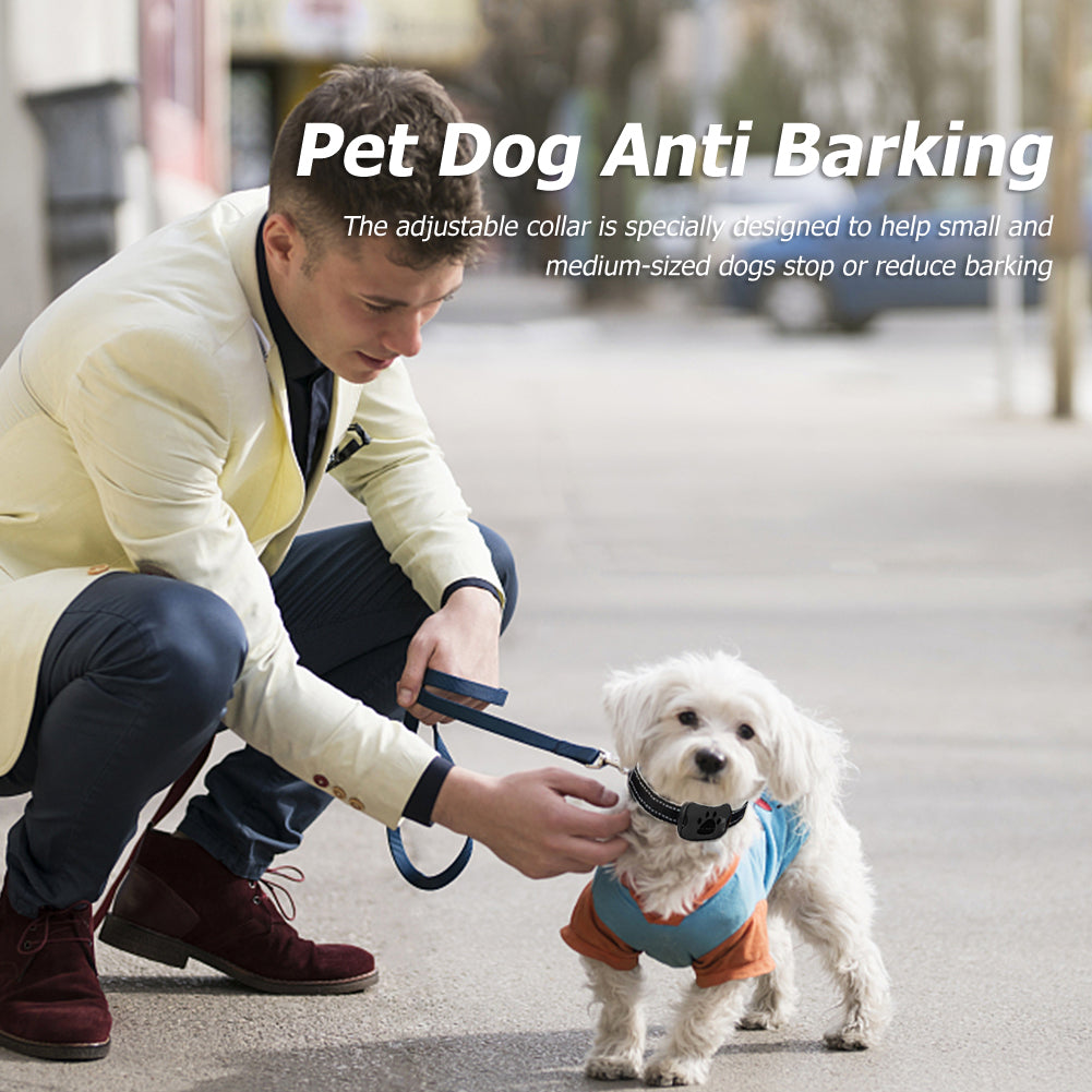 Pijnloze Anti-Blaf Halsband – Trillingen & Ultrasoon voor Honden