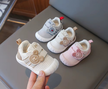 Peuterschoenen – Ademend Mesh, Ergonomisch Ontwerp met Antislipzool voor Comfortabele Eerste Stapjes
