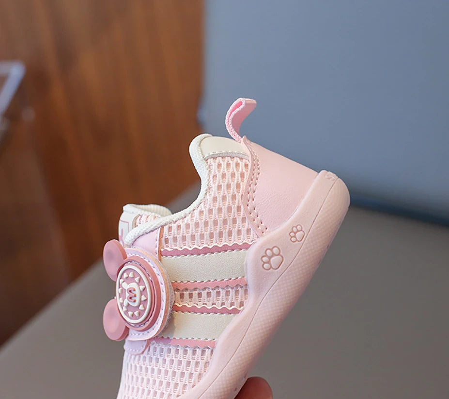 Peuterschoenen – Ademend Mesh, Ergonomisch Ontwerp met Antislipzool voor Comfortabele Eerste Stapjes