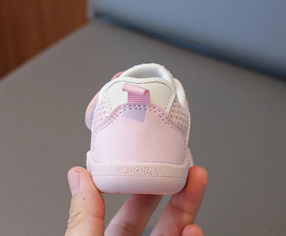 Peuterschoenen – Ademend Mesh, Ergonomisch Ontwerp met Antislipzool voor Comfortabele Eerste Stapjes