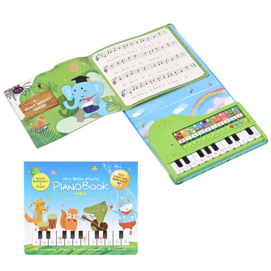 Piano Boek – Educatieve Muzikale Ontdekkingsreis voor Kinderen – Stimuleert Creativiteit en Motoriek