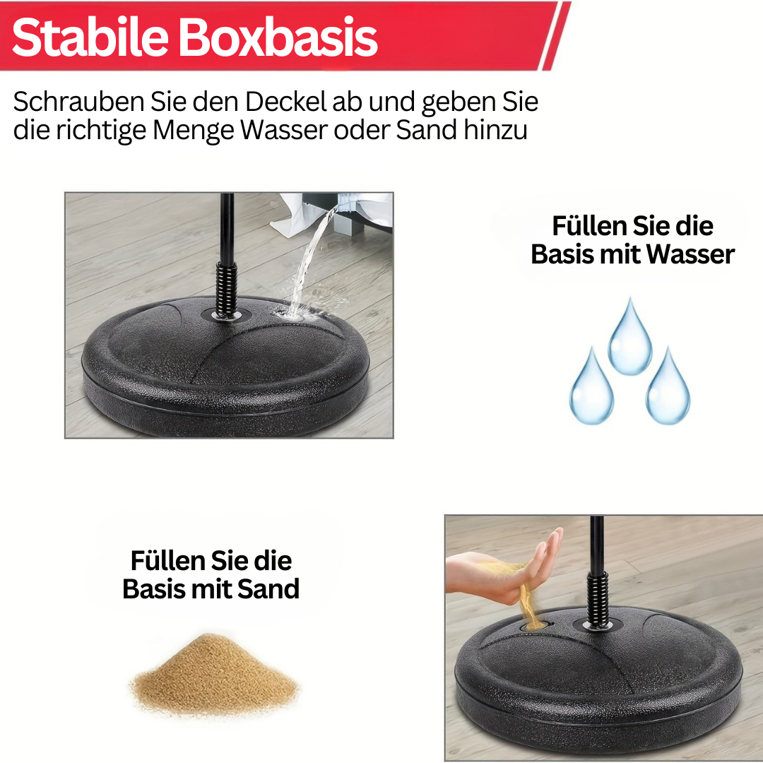 BoksFun JuniorSet – Verstelbare Bokszak met Handschoenen voor Kinderen