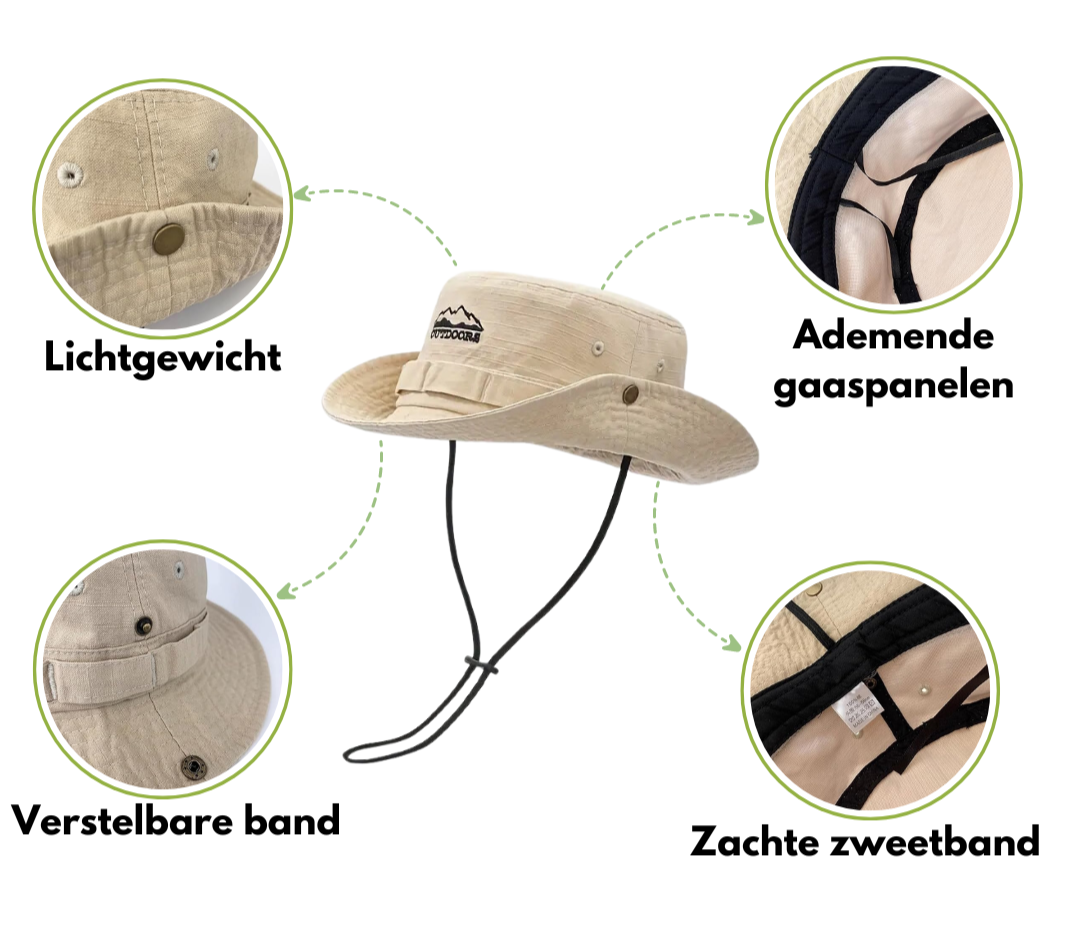 Emmer Hoed - Outdoor Unisex Hoed voor Zonbescherming en Comfort