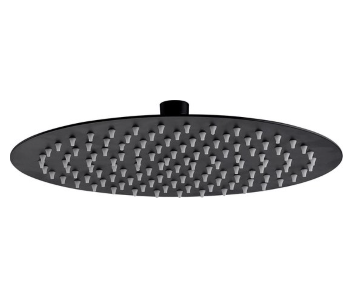 VoordeelPaleis® Inbouw Plafond Doucheset Yosemite 2 weg 16 inch regendouche rond mat zwart
