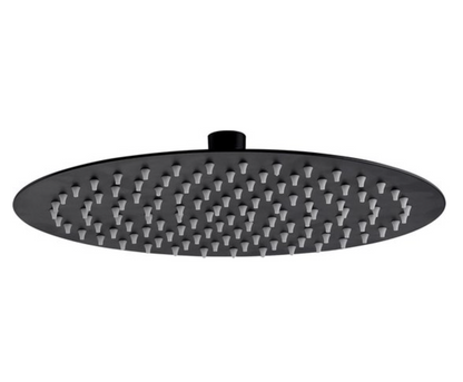 VoordeelPaleis® Doucheset Yosemite 40 cm. regendouche rond 2-weg zwart inbouw