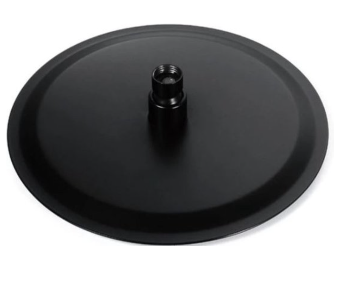 VoordeelPaleis® Inbouw Plafond Doucheset Yosemite 2 weg 16 inch regendouche rond mat zwart