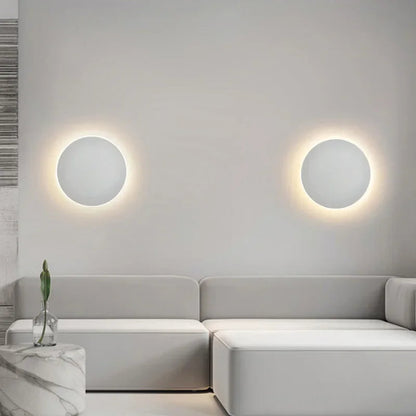 Lumeo LED Wandlamp Rond – Dimbaar, 20/30 cm – Aanraak & Sensorbediening
