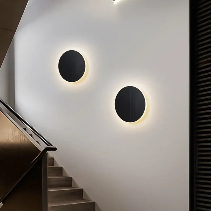 Lumeo LED Wandlamp Rond – Dimbaar, 20/30 cm – Aanraak & Sensorbediening