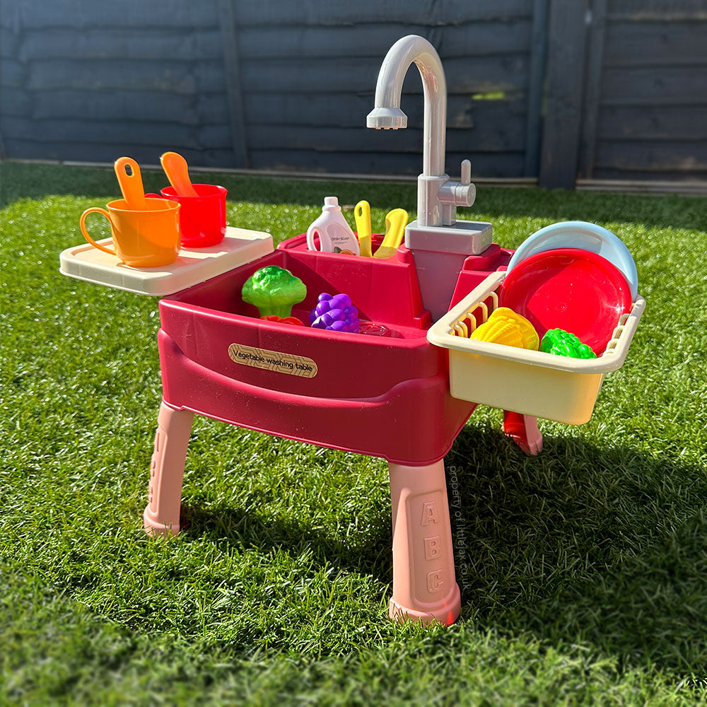 Interactieve Speelkeuken voor Kinderen met Waterfunctie