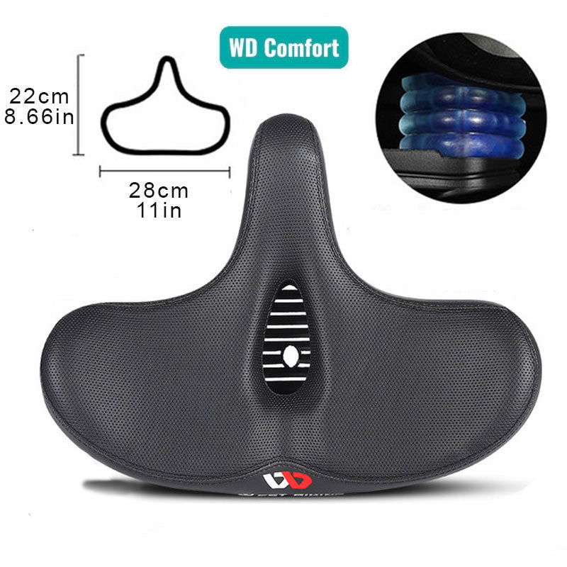 RidEase comfortabel, ergonomisch gevormd fietszadel