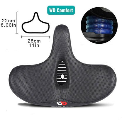 RidEase comfortabel, ergonomisch gevormd fietszadel