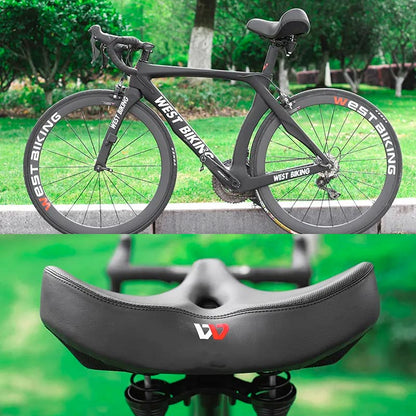 RidEase comfortabel, ergonomisch gevormd fietszadel