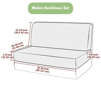 Bankhoes Set – Waterdichte Bescherming voor Camper en Caravan Gebruik