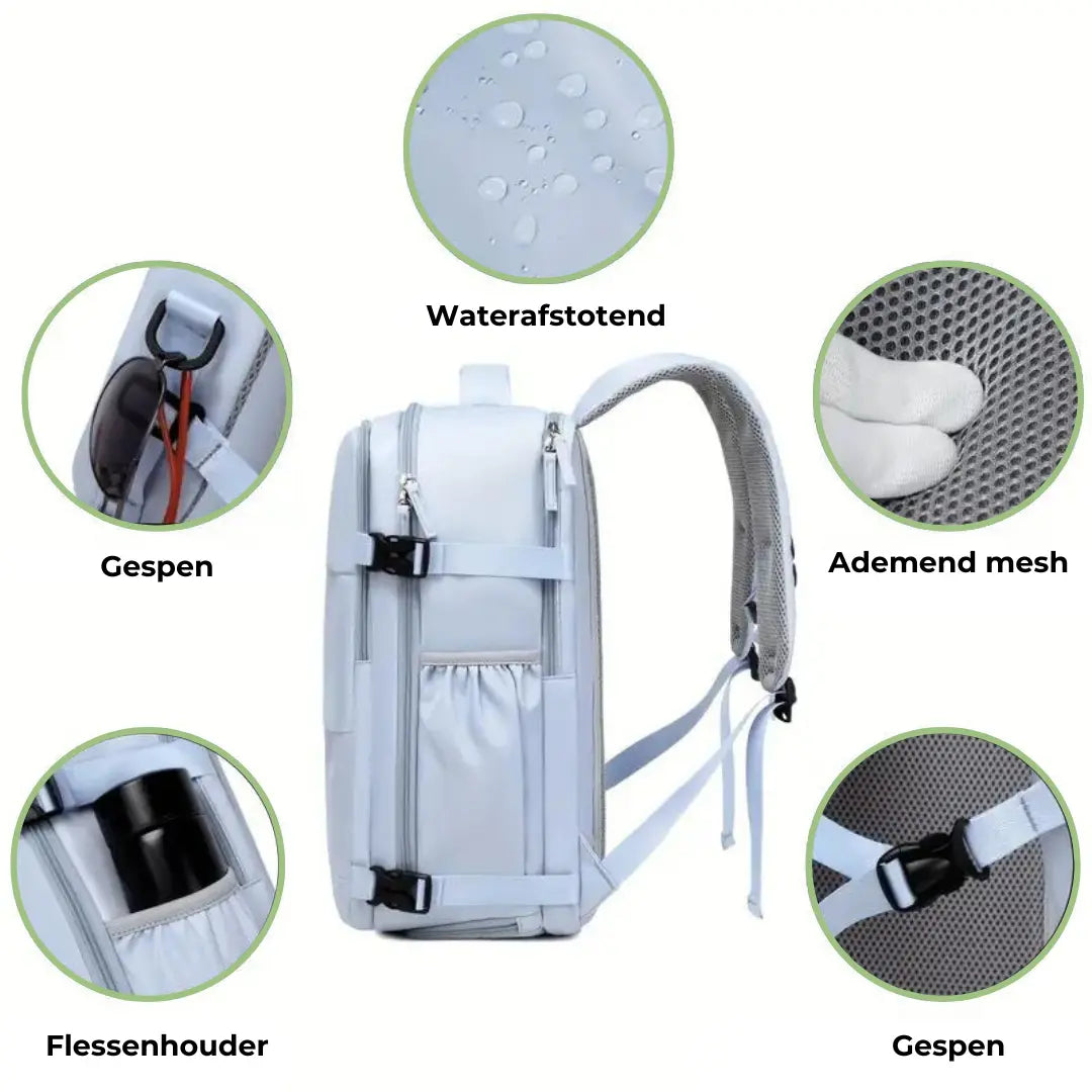 Rugtas - Handbagage Tas - USB opladen