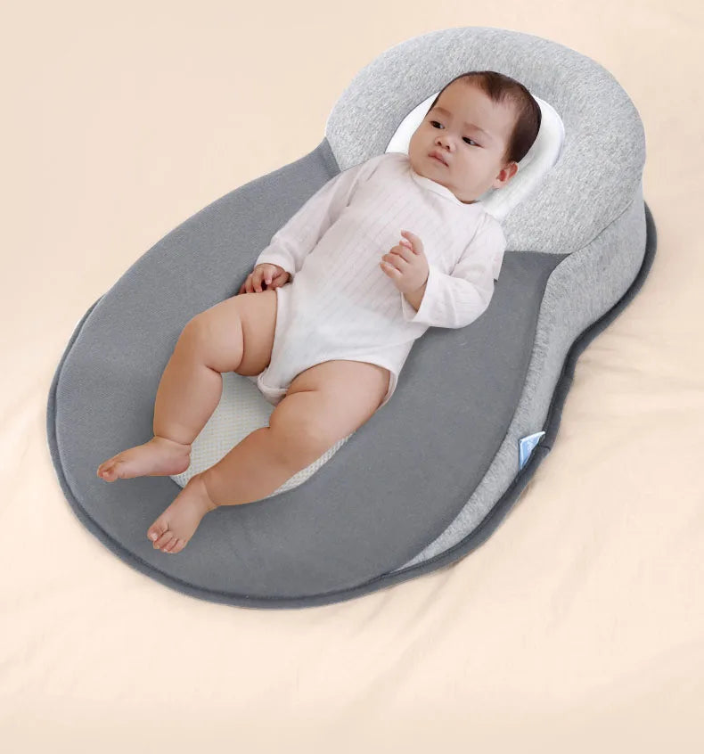 DreamNest Babykussen – Ergonomisch Anti-Vlak Hoofd Kussen voor Pasgeborenen
