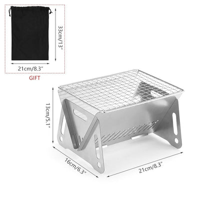 SummerGrill Mini™ | Compacte bbq die je overal mee naartoe kunt nemen!