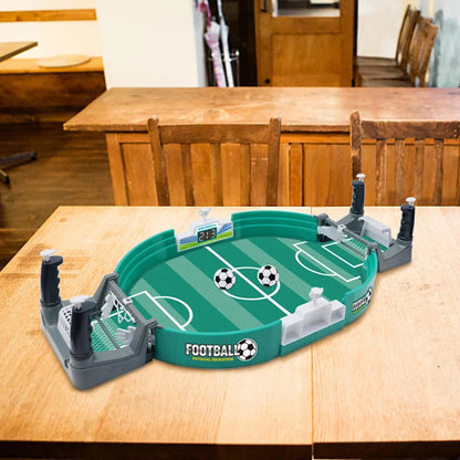 Mini Tafelvoetbalspel – Compact en Duurzaam ABS, Voor 2 Spelers – Verbeter Hand-Oogcoördinatie
