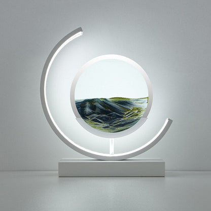 LED Tafellamp met Bewegend Zandlandschap – SandLight