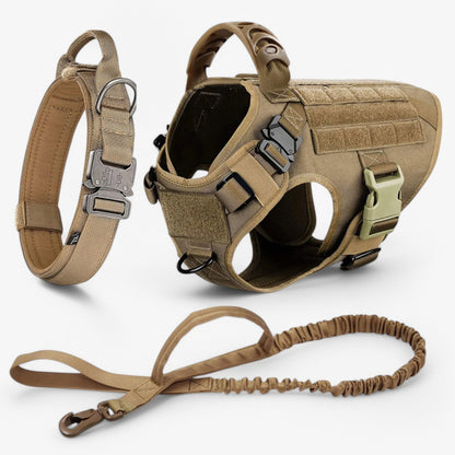 KrachtGrip Hondentuig – Verstelbaar Tactisch Harnas voor Training & Wandelingen