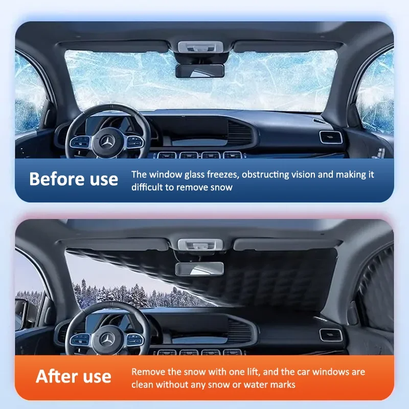 AllWeather Shield – Magnetische Voorruit Beschermhoes voor Auto, Anti-Vorst & UV