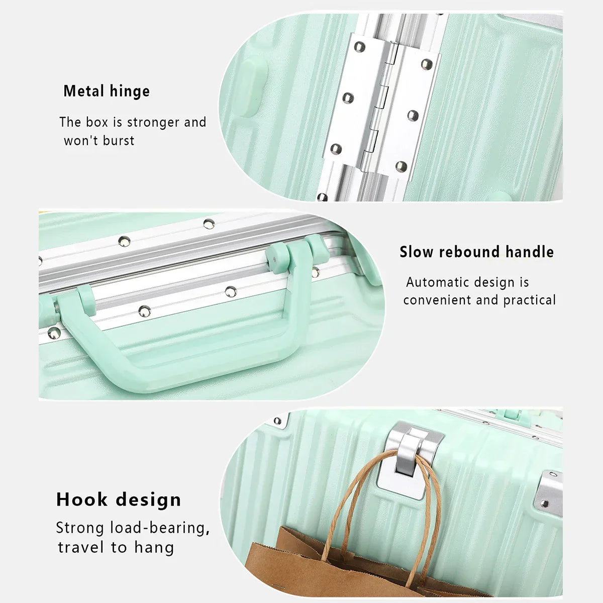 Campus Harde Koffer – Lichtgewicht Reiskoffer met Cijferslot en ABS Hardshell | Handbagage & Grote Maten