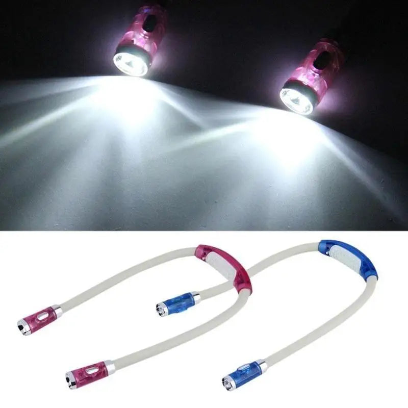 Draagbare Neklamp met LED voor Breien, Haken en Lezen – Handsfree Licht