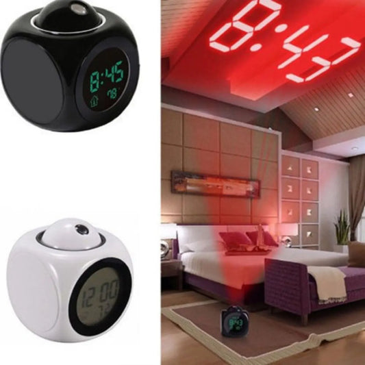 AlarmBeam Projectiewekker met Temperatuur en Dubbel Alarm – LED Display