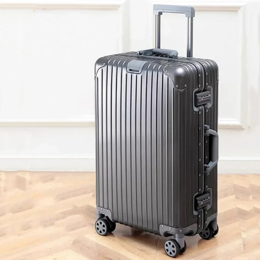 Tirana Aluminium Koffer – Luxe Reiskoffer van Aluminium-Magnesium