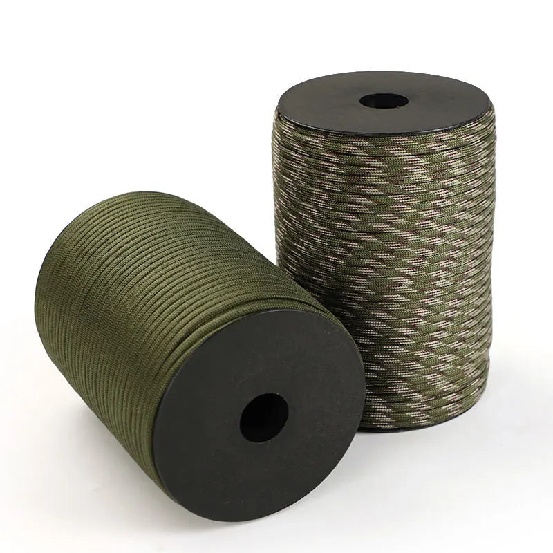 100m Norvo Survival Paracord – 9-Kern Militaire 550 Paracord Touw voor Outdoor & Handwerk
