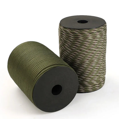 100m Norvo Survival Paracord – 9-Kern Militaire 550 Paracord Touw voor Outdoor & Handwerk