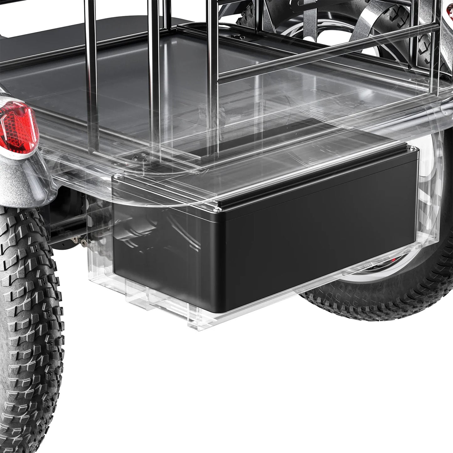 Cysum - Elektrische Driewieler – 48V 22Ah – Ideaal voor Boodschappen, Leveringen en Goederenvervoer