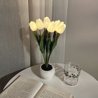 BloomLight LED Tulpen Nachtlamp – Sfeervolle Verlichting met Natuurlijke Look