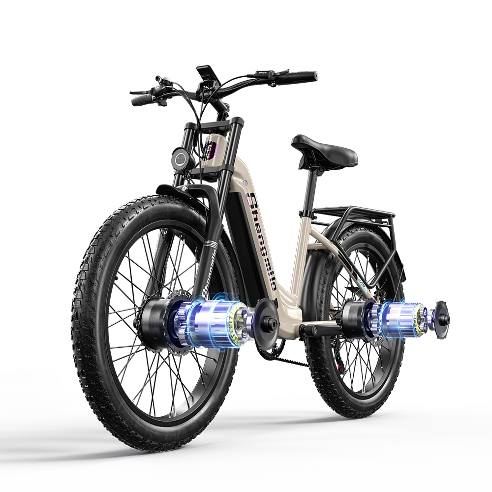 Shengmilo S700 Elektrische Fiets – 2000W | 48V 17.5Ah Samsung Accu | 26x3.0 Inch Fatbike