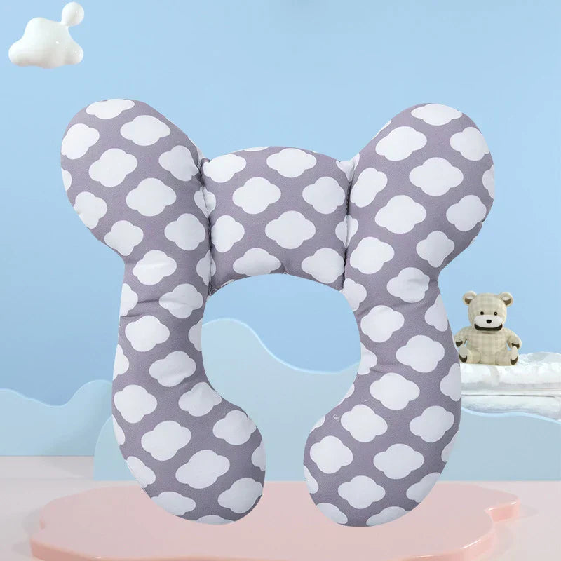 Nekkussen voor Baby's – Ergonomisch U-vormig Ontwerp van Biologisch Katoen – Voor Comfortabel Reizen tot 3 Jaar