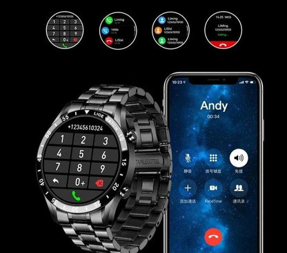 Luxe 4G Smartwatch – Stijlvolle Horloge met Oproepen, GPS & Gezondheidsfuncties