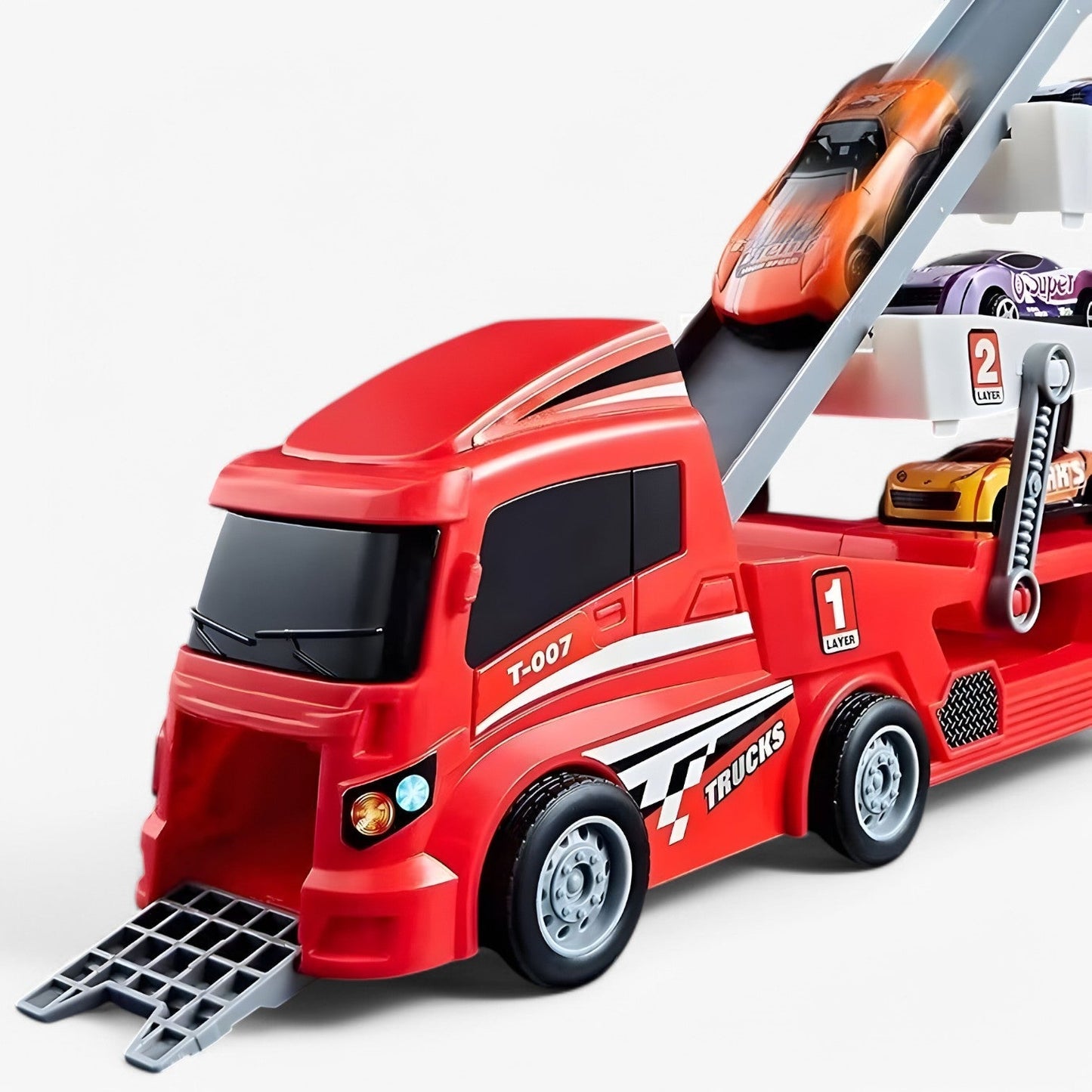 Interactieve Auto met Racebaan en 6 Extra Raceauto's – Geschikt voor Kinderen vanaf 3 Jaar