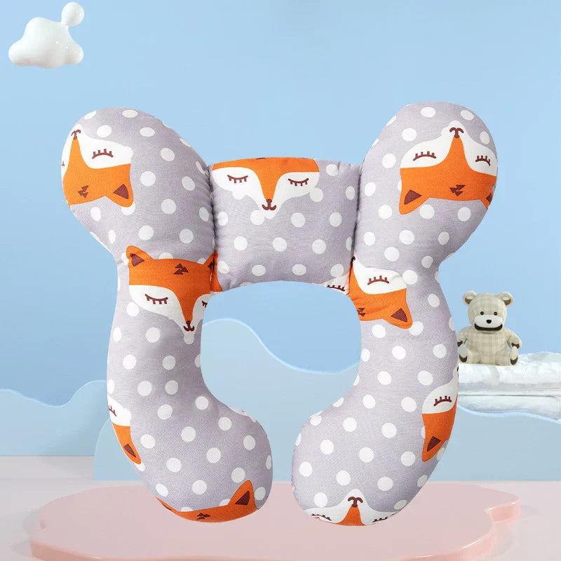 Nekkussen voor Baby's – Ergonomisch U-vormig Ontwerp van Biologisch Katoen – Voor Comfortabel Reizen tot 3 Jaar