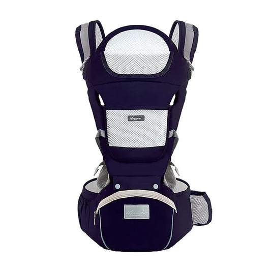 Baby Draagzak – 6-in-1 Verstelbaar, Ergonomisch Ontwerp, Ademend Katoen – Voor Baby's van 3 Maanden tot 3 Jaar